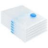 vidaXL Vacuum Storage Bags 5 pcs Transparent and blue 70 x 50 cm