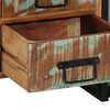 vidaXL Bedside Cabinet Multicolour 40 x 40 x 59 cm Solid Reclaim Wood