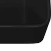 vidaXL Wash Basin 40x30x13 cm Ceramic Black