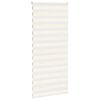 vidaXL Zebra Blind Marble Beige 115x200 cm Fabric Width 110.9 cm Polyester