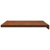 vidaXL Window Sill Brown Wood 80 x 50 x 4.5 cm PVC