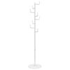 vidaXL Coat Stand White 183 cm Powder-coated Iron