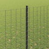 vidaXL Fence Post 5 pcs Grey 150 cm Steel