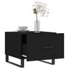 vidaXL Coffee Table Black 50x50x40 cm Engineered Wood