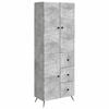 vidaXL Cabinet Set 2 pcs Concrete Grey Engineered Wood
