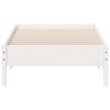 vidaXL Bed Frame without Mattress White 90x200 cm Solid Wood Pine