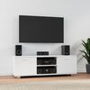 vidaXL TV Cabinet White 120x40.5x35 cm Engineered Wood