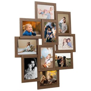 vidaXL Photo Frame | Light Brown | MDF, PS (polystyrene) | Standard