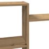 vidaXL Wall Shelf Artisian Oak 129x18x42 cm Engineered Wood