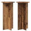 vidaXL Plant Stand 2 pcs Old Wood 40 x 40 x 80 cm Engineered Wood