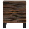 vidaXL Bedside Cabinet 2 pcs Walnut 40 x 33 x 46 cm Solid Acacia wood