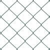 vidaXL Fence Post Green 0.8 x 25 m (60 x 60 mm mesh) Steel