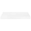 vidaXL Floating Wall Shelf High Gloss White 50x23x3.8 cm MDF