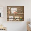 vidaXL Magazine Rack Artisan Oak 80 x 12 x 70 cm Engineered Wood
