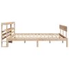 vidaXL Bed Frame without Mattress 120x190 cm Small Double Solid Wood Pine