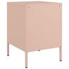 vidaXL Bedside Cabinets 2 pcs Pink 36x39x50.5 cm Steel