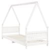 vidaXL Kids Bed Frame White 80x200 cm Solid Wood Pine