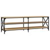vidaXL TV Cabinet Sonoma Oak 160x40x50 cm Engineered Wood