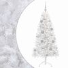 vidaXL Artificial Hinged Christmas Tree 150 cm 150 LEDs Warm White