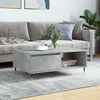 vidaXL Coffee Table Concrete Grey 90x60x35 cm Engineered Wood