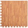 vidaXL Floor Mats 6 pcs Wood Grain 2.16 ㎡ EVA Foam