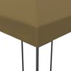 vidaXL Gazebo 3x4 m Taupe 180 g/m²