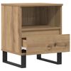 vidaXL Bedside Cabinets 2 pcs Artisan Oak 40x35x50 cm Engineered Wood