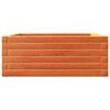 vidaXL Garden Planter Wax Brown 60x60x23 cm Solid Wood Pine