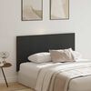 vidaXL Bed Headboard Black Oak 160 x 1.5 x 80.5 cm Engineered Wood