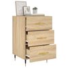 vidaXL Bedside Cabinet Sonoma Oak 40x40x66 cm Engineered Wood