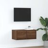 vidaXL TV Cabinet Brown Oak 60x31x25.5 cm Engineered Wood