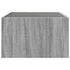 vidaXL Coffee Table with Infinity LED Grey Sonoma 70x50x30 cm