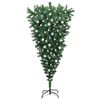 vidaXL Upside-down Artificial Pre-lit Christmas Tree with Ball Set PVC