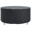vidaXL Outdoor Furniture Cover Black 200 x 200 x 105 cm 210D fabric
