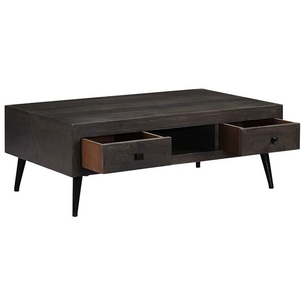 vidaXL Coffee Table Solid Mango Wood 100x60x35 cm