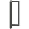 vidaXL Bar Table Legs T-Shaped&nbsp;2 pcs Anthracite 60x35x(90-91) cm Steel