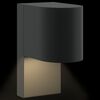 vidaXL Outdoor Wall Lights 2 pcs Black 12 x 7 x 15 cm Stainless steel