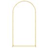 vidaXL Wedding Arch Gold 100 x 39 x 200 cm Steel