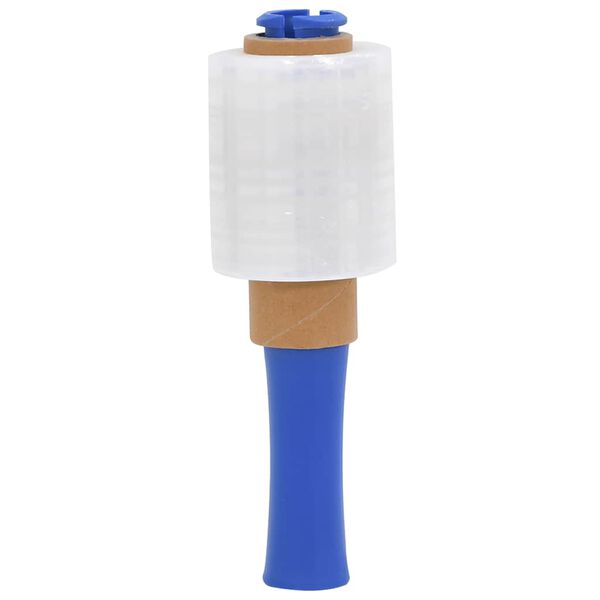 vidaXL Stretch Film with Handle 10 pcs Transparent 23 µm 10 cm x 150 m