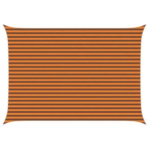 vidaXL Sun Shade Sail Orange and Brown 5 x 3.5 m 100% Polyester Oxford