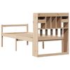 vidaXL Bookcase Bed without Mattress 90x200 cm Solid Wood Pine