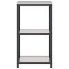 vidaXL Kitchen Storage with Shelf Silver 40 x 50 x 92 cm Steel