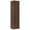 vidaXL Slim Storage Cabinet Brown Oak 45x42.5x225 cm Engineered Wood