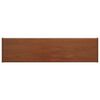 vidaXL Window Sill Brown wood 60 x 25 x 4.5 cm PVC