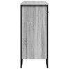 vidaXL Sideboard Grey Sonoma 97x32.5x74.5 cm Engineered Wood