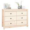 vidaXL Side Cabinet 100x40x72 cm Solid Wood Pine