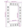 vidaXL Bathroom Mirror Natural 50 x 70 x 3 cm Solid Mango Wood