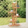 vidaXL Flower Stand 75x25x140.5 cm Solid Wood Fir