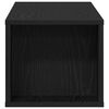 vidaXL TV Cabinet Black Oak 100 x 30 x 26.5 cm Engineered Wood