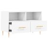 vidaXL TV Cabinet White 80x36x50 cm Engineered Wood